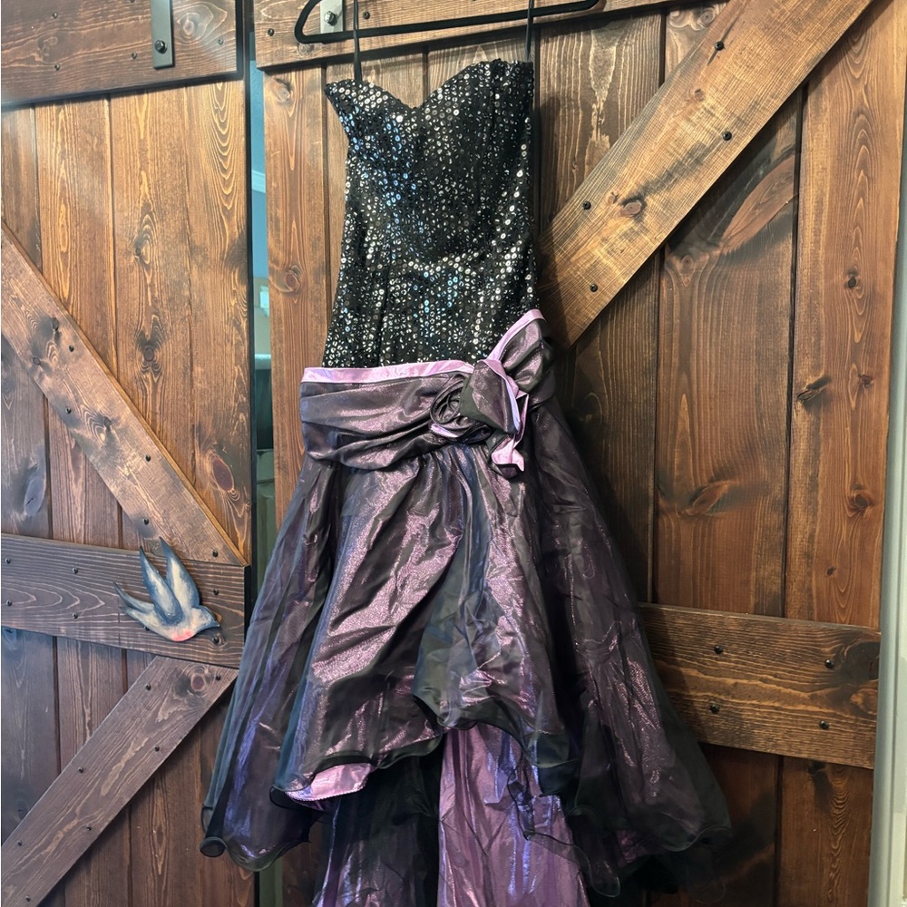 90s prom Vintage Strapless prom dress 90s